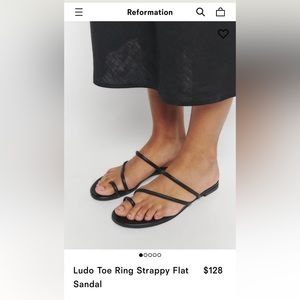 Reformation Ludo Flat Sandal